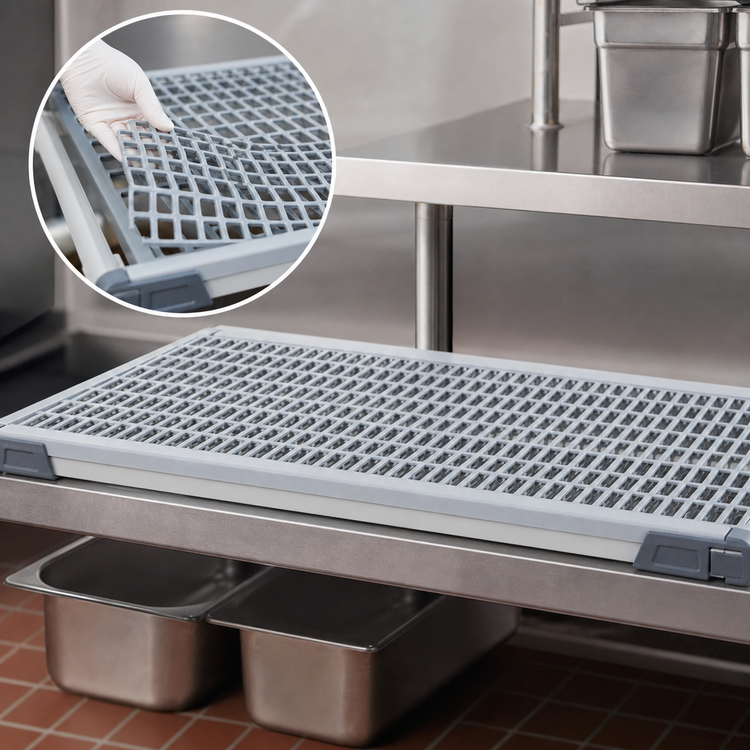 Product image #3 for MetroMax i Heavy-Duty Open Grid Dunnage Shelf, 36 x 24 Inches