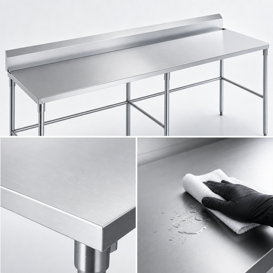 18-Gauge 430 Stainless Steel Top