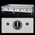 Thumbnail image #3 for Garland 60-Inch Heavy-Duty Countertop Gas Griddle, Manual Hi-Lo Controls, Smooth Steel Plate