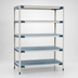 Thumbnail image #3 for MetroMax i Five-Tier Open Grid Polymer Starter Shelving Unit, 72W x 18D x 74H