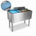 Thumbnail image #3 for Glastender CHOICE 48-Inch Underbar Combo Ice Bin/Cocktail Unit with Bottle Well Storage and 10-Circuit Cold Plate
