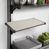 Thumbnail image #3 for Cambro Camshelving Elevation Series Wall Shelving Add-On Shelf Kit, 14 x 24 Inches, Solid, Brushed Graphite