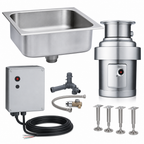 Thumbnail image #3 for InSinkErator SS-200™ SS-200-12A-CC202 Commercial Food Waste Disposer Package, 2 HP, Stainless Steel, 12-Inch Bowl, Auto-Reversing