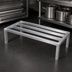 Thumbnail image #3 for Heavy-Duty Welded Aluminum Dunnage Rack, 20 x 60 x 8 Inches, 1,800 lb. Capacity