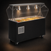 Thumbnail image #3 for Vollrath 2-Series Affordable Portable 60-Inch 4-Pan Mobile Refrigerated Cold Food Pan Buffet Station with Lights, Breath Guard, and Storage Base