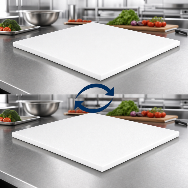 Product image #3 for John Boos 120 Inch x 24 Inch Reversible Poly Work Table Top Replacement for TC, M & GMT Tables