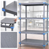 Thumbnail image #3 for Millenia 4-Shelf Solid Polymer Starter Shelving Unit, 42