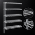Thumbnail image #3 for EAGLEbrite 5-Tier Add-On Wire Shelving Unit, 42W x 18D x 86H, Zinc Finish