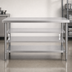 Thumbnail image #3 for Adjustable Stainless Steel Undershelf for 72 x 24 x 36 Inch Work Table