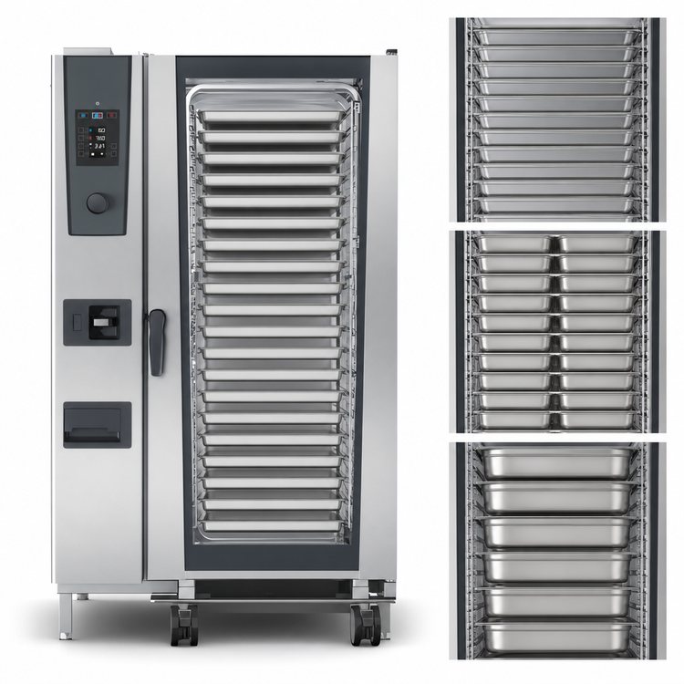 Product image #3 for RATIONAL iCombi Classic 20-Full Size Natural Gas Combi Oven, 208/240V, 1-Phase, Floor Model