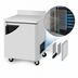 Thumbnail image #3 for Turbo Air Super Deluxe 27.5-Inch Wide One-Section Stainless Steel Worktop Refrigerator with Self-Cleaning Condenser, 6.8 Cu. Ft.
