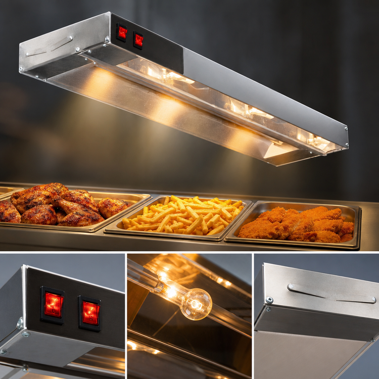 Product image #3 for Eagle RedHots 66-Inch Single Rod Lighted Strip Heat Lamp