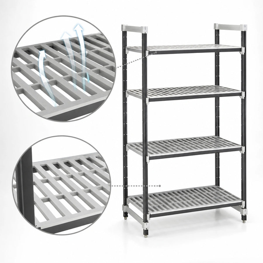 Vented Reinforced Shelf Plates
