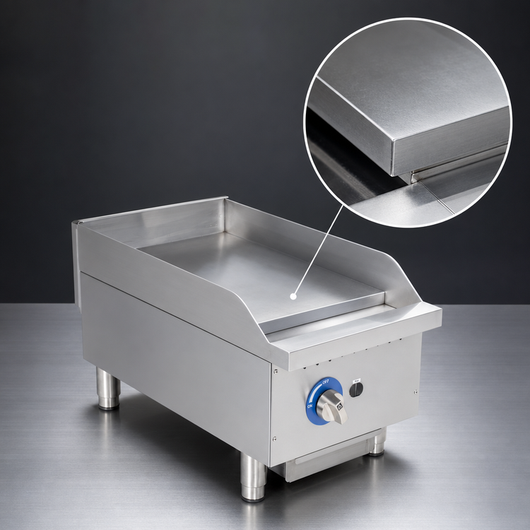 Product image #3 for Globe 15-Inch Countertop Gas Griddle