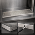 Thumbnail image #3 for Micro Matic 36-Inch x 8-Inch Surface Mount Stainless Steel Drip Tray Trough