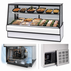 Thumbnail image #3 for Federal Industries High Volume Series SGR3648CD Refrigerated Deli Case, Straight Glass, Self-Contained, 36-1/8-Inch
