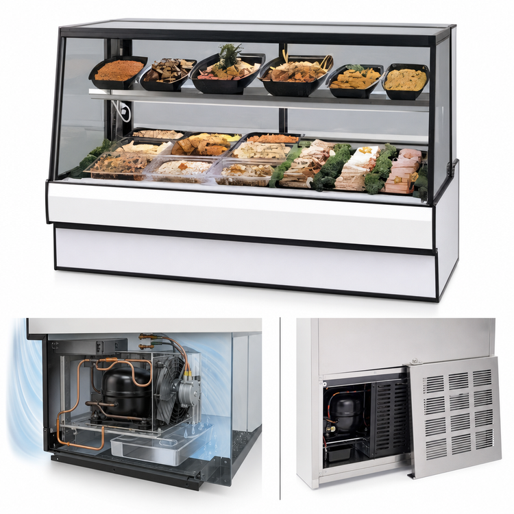 Product image #3 for Federal Industries High Volume Series Straight Glass Self-Contained Refrigerated Deli Case, 36-1/8-Inch Wide