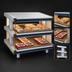 Thumbnail image #3 for Hatco Glo-Ray Designer Slant Dual Shelf Countertop Hot Food Merchandising Display Warmer, 66.25 Inches Wide