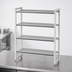 Thumbnail image #3 for Cambro Camshelving Elements XTRA 18 x 42 Inch Universal Vented Shelf Kit, 5-Shelf, Speckled Gray