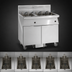 Thumbnail image #3 for Imperial Electric 5-Fryer 75 lb. Floor Model with Built-In Space Saver Filter System