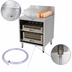 Thumbnail image #4 for Top Shelf 24-Inch x 24-Inch Stainless Steel Underbar Glass Storage Cabinet with Drainboard Top