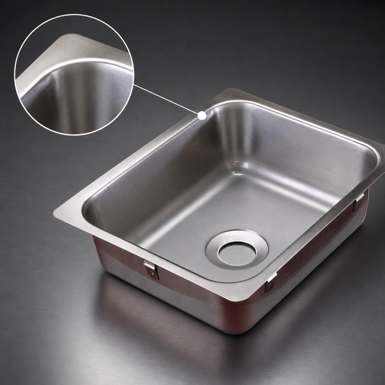Product image #3 for Vollrath 131-8 Flat-Rim Drop-In Single-Bowl Sink