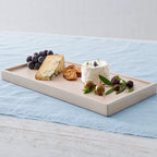 Thumbnail image #4 for American Metalcraft MWPS14 Sun-Bleached Wood Platter, 14-1/4-Inch, Hampton Collection Case of 8