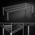 Thumbnail image #3 for EagleGard 30 Inch x 18 Inch Wire Dunnage Platform with QuadTruss Design and 14-Inch Posts