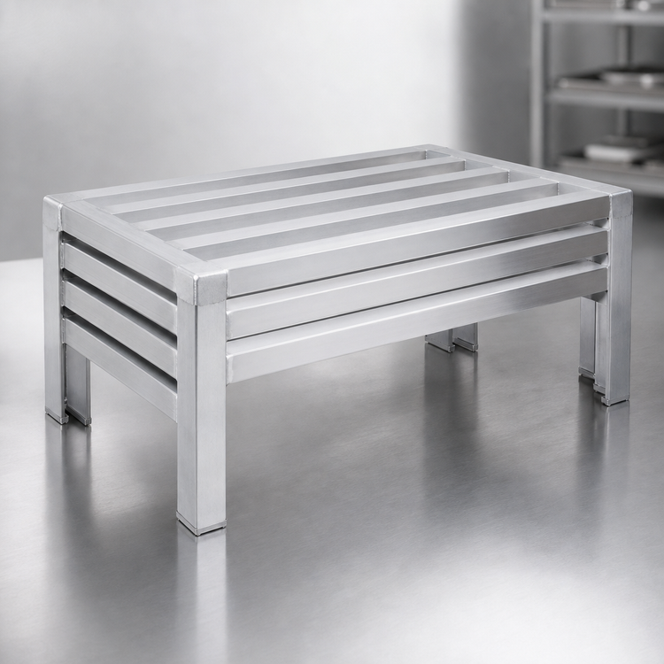 Product image #3 for Eagle Group Nesting Aluminum Dunnage Rack, 36 x 24 x 12 Inches, 3,200 lb Capacity