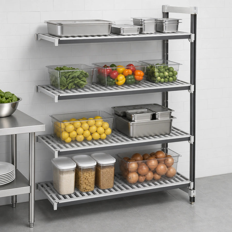 4-Shelf Vented Design