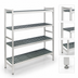 Thumbnail image #3 for Fermostock 4-Tier Stationary Starter Shelving Unit, 52