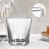 Thumbnail image #3 for Clarisse 8 oz Clear Rim-Tempered Rocks Glass