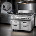 Thumbnail image #3 for Garland Polar Cuisine 72-Inch Remote Refrigerated Drawer Base with 4 Drawers