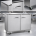 Thumbnail image #3 for Dealer's Choice 48-Inch Two-Section Compact Undercounter Freezer with Solid Doors, Right/Right Hinged
