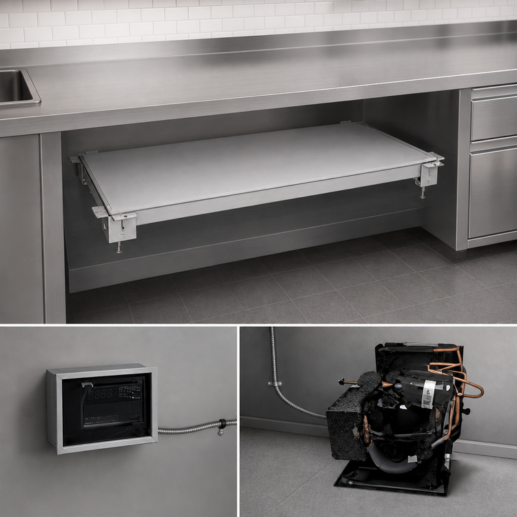 Product image #3 for Hatco CSUR-24-F 24-Inch Undermount Remote Cold Shelf with Electronic Temperature Control