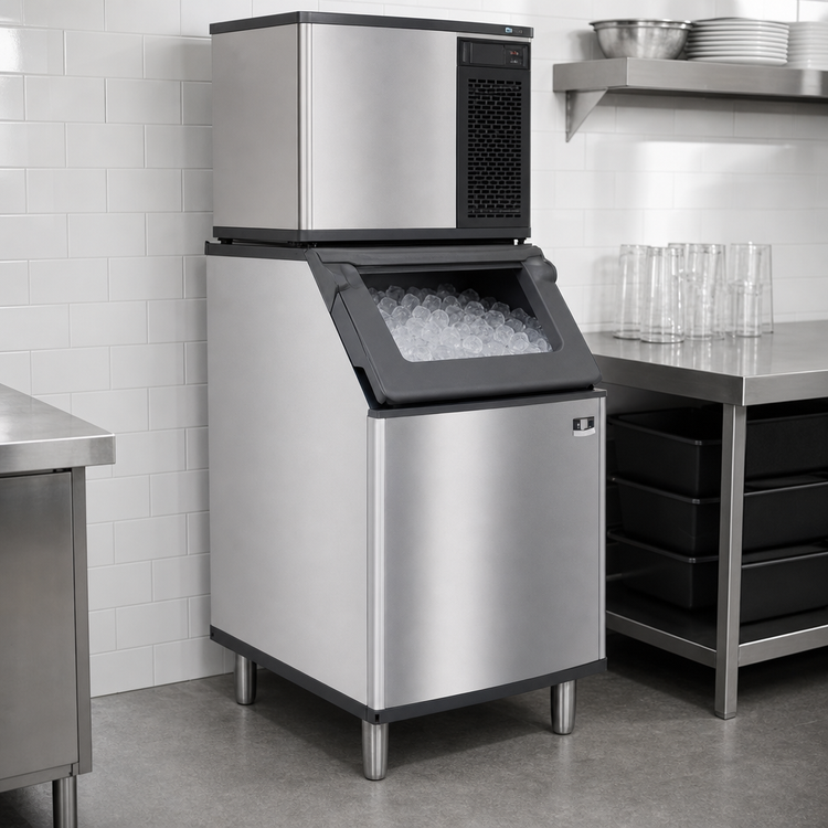 Product image #4 for Manitowoc D570 532 lb Ice Bin with Side-Hinged Front Door for Top-Mounted Ice Makers