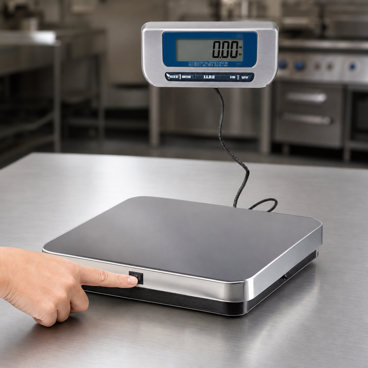 Product image #3 for Edlund EPZ-10F Digital Pizza Scale with Front Tare Button, 10 lb Capacity, Stainless Steel