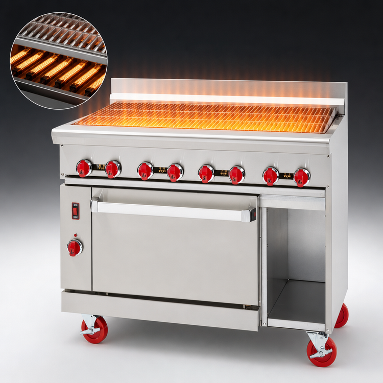 Product image #3 for American Range 36-Inch Gas Radiant Broiler Range with 26-1/2-Inch Standard Oven