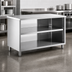 Thumbnail image #3 for 60-Inch x 15-Inch x 36-Inch Stainless Steel Dish Cabinet with Adjustable Mid-Shelf