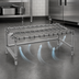 Thumbnail image #3 for Eagle Group Stationary Stainless Steel Wire Dunnage Rack with Removable Wire Assembly, 48 x 24 x 14 Inches, 1300 lb Capacity