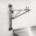 Thumbnail image #3 for Eagle Group Adjustable Post Wire Wall Mount Prepackaged Mid Unit for 14-Inch Shelves, Stainless Steel