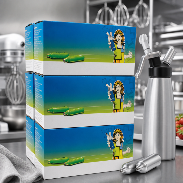 Product image #4 for Whip-It! Original N2O Whipped Cream Chargers, 12 x 50-Pack Case of 600