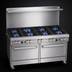 Thumbnail image #3 for Southbend Ultimate 60-Inch Gas Restaurant Range with 9 Open Burners, Convection Oven, and Cabinet Base
