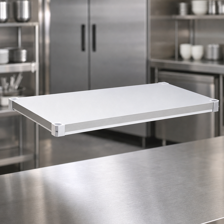 Product image #4 for New Age Adjust-A-Shelf Solid Brute Series Aluminum Shelf, 30 x 20 Inches, 800 lb Capacity
