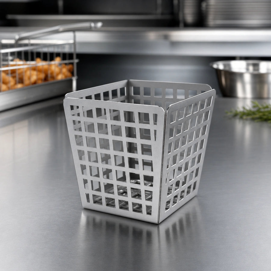 Laser-Cut Stainless Steel Construction