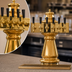 Thumbnail image #3 for Glastender Vienna Single-Column 5-Faucet Glycol-Cooled Countertop Draft Dispensing Tower, Polished Brass Finish
