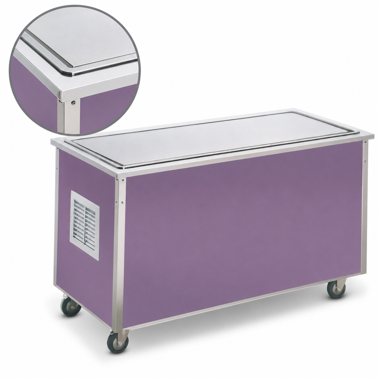 Product image #3 for Vollrath 4-Series Signature Server® Frost Top Serving Counter, 88"W x 28"D x 34"H, Enclosed Base