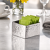 Thumbnail image #3 for American Metalcraft Hammered Finish Stainless Steel Sugar Packet Tray