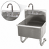 Thumbnail image #3 for Advance Tabco Wall-Mounted Stainless Steel Service Sink with K-159 Gooseneck Faucet