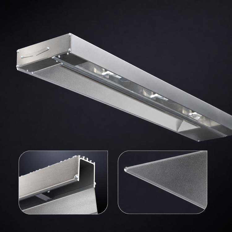 Product image #3 for Eagle RedHots 132-Inch Lighted Single Strip Heat Lamp, 208V